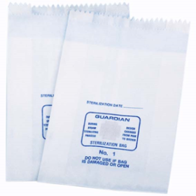 GUARDIAN STERILISATION PAPRBG #1 195X128X50 MM 57GSM 1000/CT