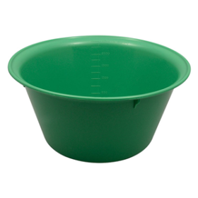 LIV BOWL BASIN 2500ML 240X114MM AUTOCLAVABLE PLASTC GREEN EA