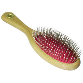 PET W/ BACK BRUSH BALL TIP PINS, RUBBER PAD, 21CM , EA
