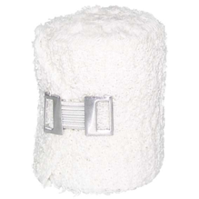 LIV CREPE BANDAGE W/ CLIP MED WEIGHT 5CMX4M ALL COTTON LOOSE