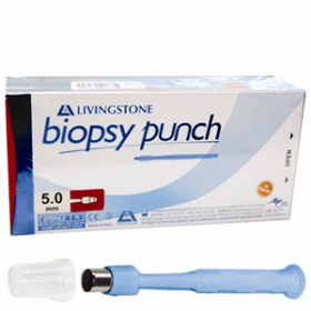 LIV BIOPSY PUNCH WITH SS CUTTING EDGE STERILE 5MM 10/BOX