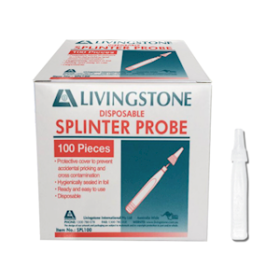LIV DIS SPLINTER PROBE SINGLE USE PACKING 5/BLISTER 100/BOX