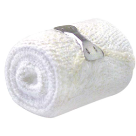 SURVIV-A-WRAP CREPE BANDAGE W/ CLIP, MED WEIGHT 5CMX4M 12/PK