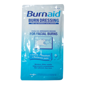 BURNAID FACEMASK DRESSING 40X30CM PRECUT NOSE MOUTH & EYE EA
