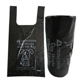 DOG WASTE CLEAN UP BAGS 40 X 28CM BLACK 225SHEETS/RLL 10/CTN