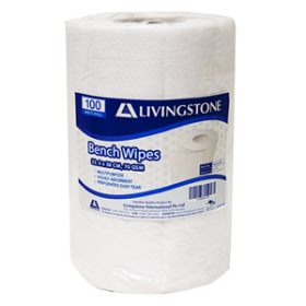 LIV HD BENCHWIPE 23X38CM 38M FOOD GRADE HACCP 100/RL 8 RL/CT