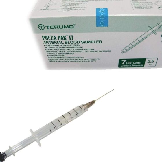 Consumables Needles & Syringes Arterial Syringes Terumo Preza